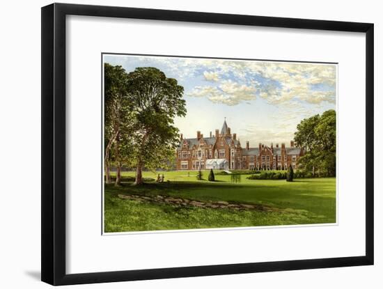 Bagshot Park, Surrey, Home of the Duke of Connaught, C1880-Benjamin Fawcett-Framed Giclee Print