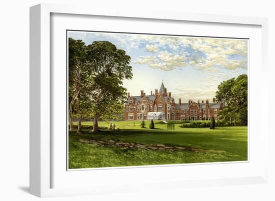 Bagshot Park, Surrey, Home of the Duke of Connaught, C1880-Benjamin Fawcett-Framed Giclee Print