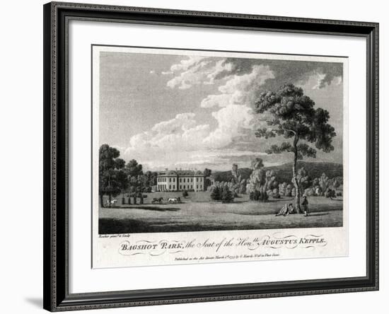 Bagshot Park, the Seat of the Honourable Augustus Kepple, 1777-Michael Angelo Rooker-Framed Giclee Print