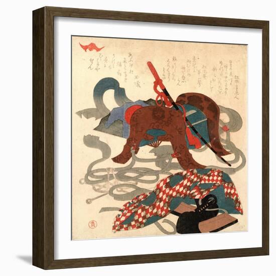 Bagu-Kubo Shunman-Framed Giclee Print