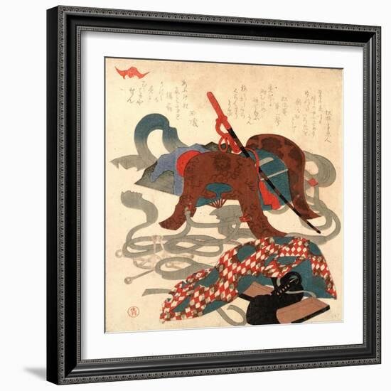 Bagu-Kubo Shunman-Framed Giclee Print