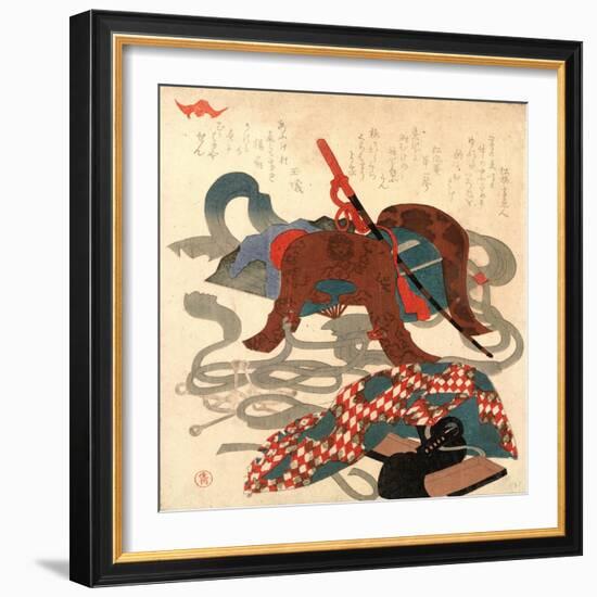 Bagu-Kubo Shunman-Framed Giclee Print