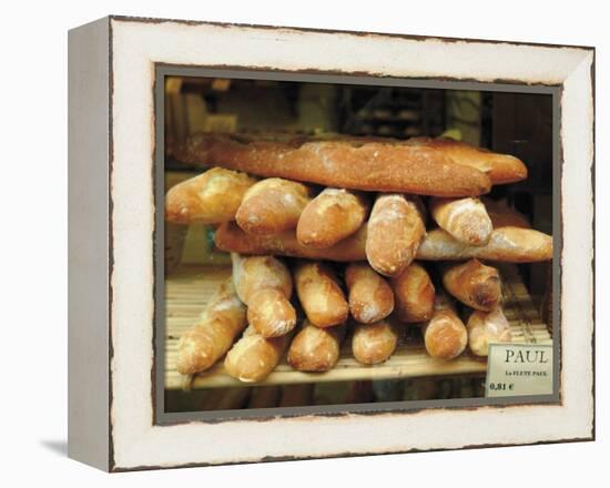 Baguettes in the Window of the Paul Bread Shop, Lille, Flanders, Nord, France-David Hughes-Framed Premier Image Canvas