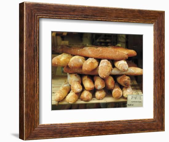 Baguettes in the Window of the Paul Bread Shop, Lille, Flanders, Nord, France-David Hughes-Framed Photographic Print