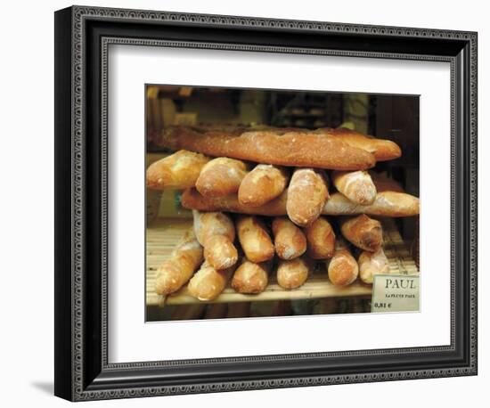 Baguettes in the Window of the Paul Bread Shop, Lille, Flanders, Nord, France-David Hughes-Framed Photographic Print