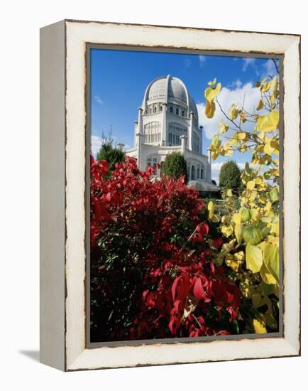 Baha'i House of Worship, Wilmette, Illinois, USA-null-Framed Premier Image Canvas