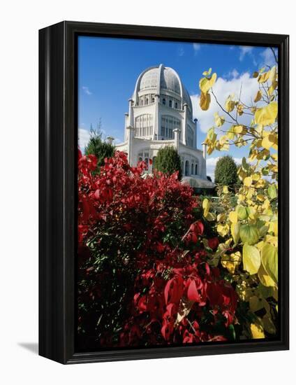 Baha'i House of Worship, Wilmette, Illinois, USA-null-Framed Premier Image Canvas