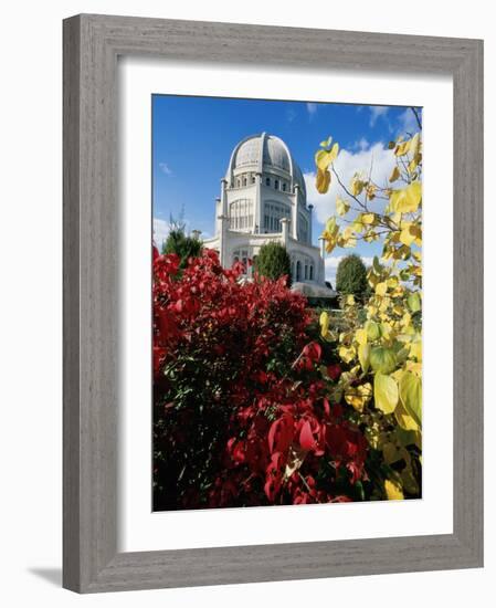 Baha'i House of Worship, Wilmette, Illinois, USA-null-Framed Photographic Print