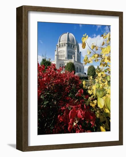 Baha'i House of Worship, Wilmette, Illinois, USA-null-Framed Photographic Print