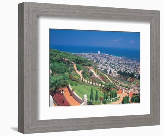 Baha'i Shrine and Garden, Israel-Barry Winiker-Framed Photographic Print