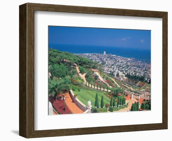 Baha'i Shrine and Garden, Israel-Barry Winiker-Framed Photographic Print