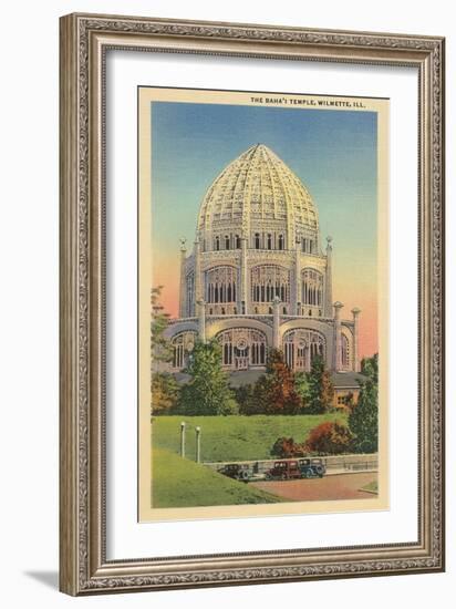 Baha'I Temple, Wilmette, Illinois-null-Framed Art Print