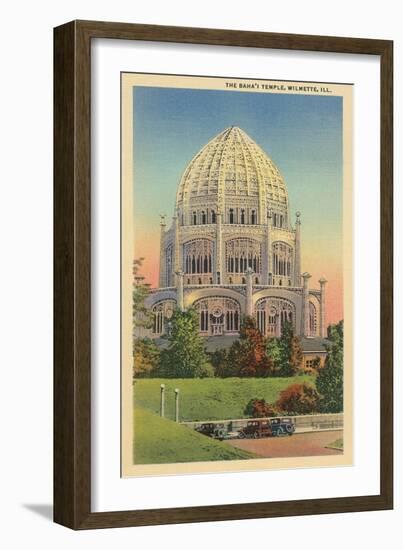 Baha'I Temple, Wilmette, Illinois-null-Framed Art Print