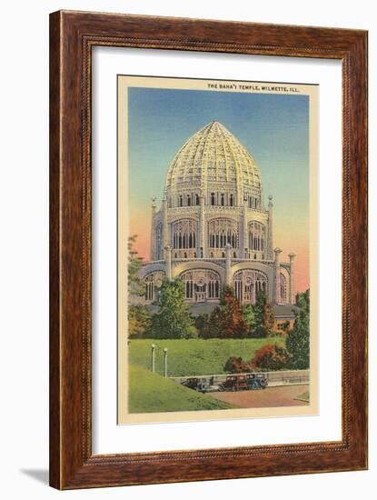 Baha'I Temple, Wilmette, Illinois-null-Framed Art Print