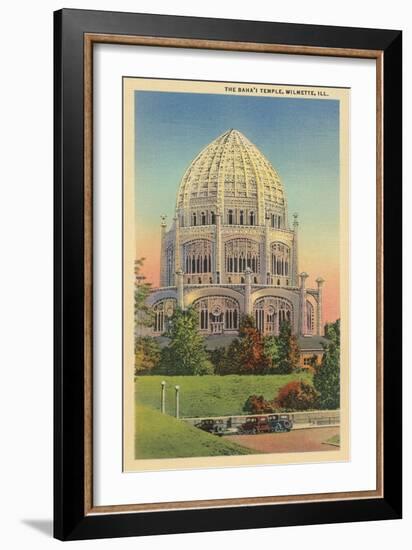 Baha'I Temple, Wilmette, Illinois-null-Framed Art Print