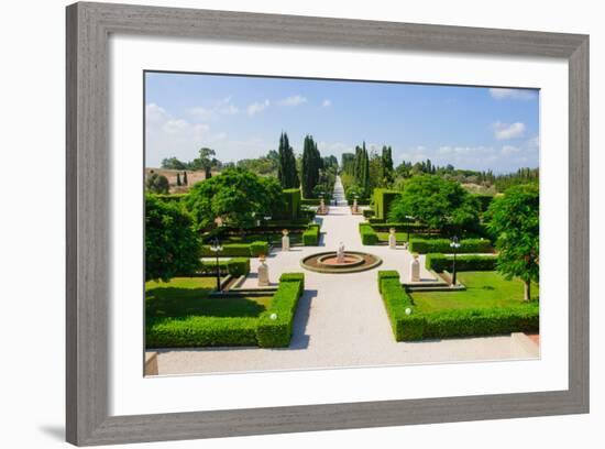 Bahai Gardens, Acre-RnDmS-Framed Photographic Print