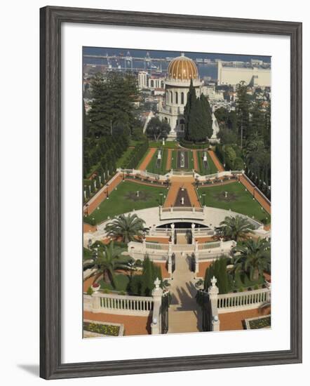 Bahai Shrine and Gardens, Haifa, Israel, Middle East-Eitan Simanor-Framed Photographic Print