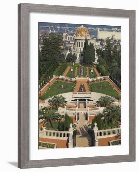 Bahai Shrine and Gardens, Haifa, Israel, Middle East-Eitan Simanor-Framed Photographic Print