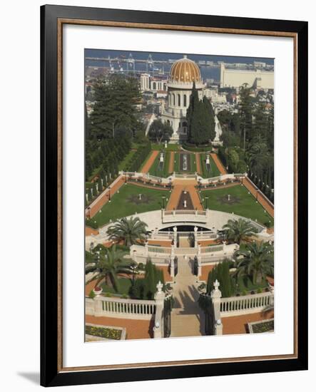 Bahai Shrine and Gardens, Haifa, Israel, Middle East-Eitan Simanor-Framed Photographic Print