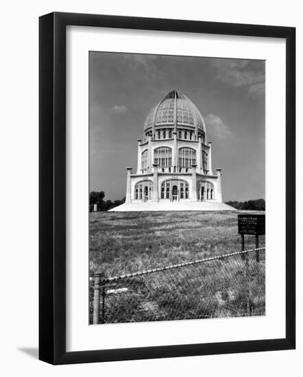 Bahai Temple in Chicago Suburb-Walker Evans-Framed Photographic Print