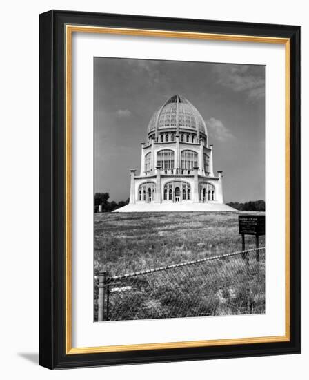 Bahai Temple in Chicago Suburb-Walker Evans-Framed Photographic Print