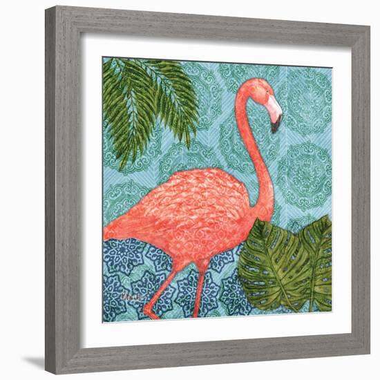 Bahama Flamingo I-Paul Brent-Framed Art Print