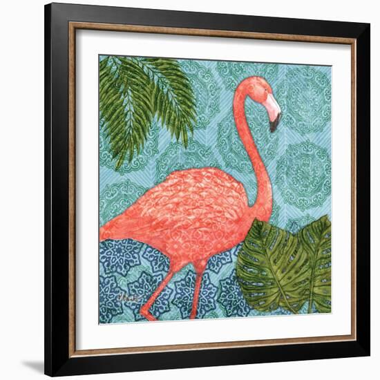 Bahama Flamingo I-Paul Brent-Framed Art Print