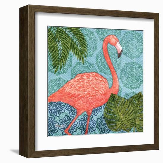 Bahama Flamingo I-Paul Brent-Framed Art Print