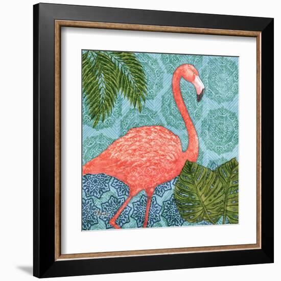 Bahama Flamingo I-Paul Brent-Framed Art Print