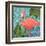 Bahama Flamingo II-Paul Brent-Framed Art Print