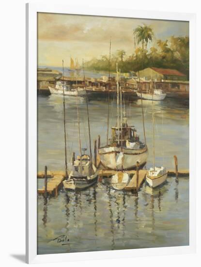 Bahama Harbor-Enrique Bolo-Framed Art Print