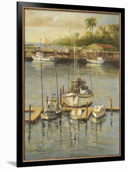 Bahama Harbor-Enrique Bolo-Framed Art Print