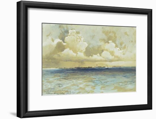 Bahama Island Light, 1883-Thomas Moran-Framed Giclee Print