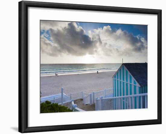 Bahamas, Eleuthera Island, Harbour Island, Pink Sands Beach-Walter Bibikow-Framed Photographic Print