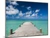 Bahamas, Eleuthera Island, Tarpum Bay, Town Pier-Walter Bibikow-Mounted Photographic Print