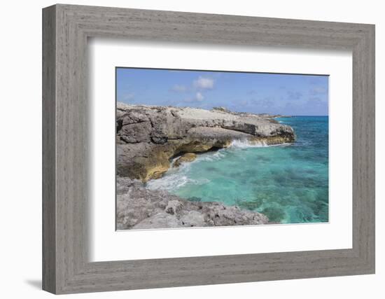 Bahamas, Exuma Island, Cays Land and Sea Park. Site of the Blow Hole-Don Paulson-Framed Photographic Print