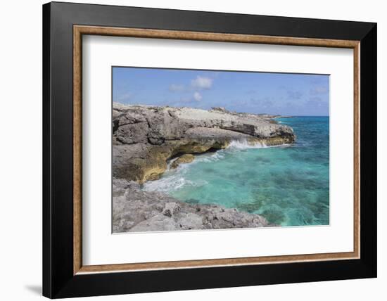 Bahamas, Exuma Island, Cays Land and Sea Park. Site of the Blow Hole-Don Paulson-Framed Photographic Print