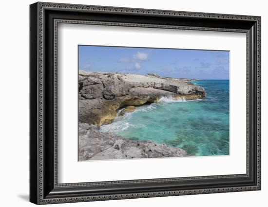 Bahamas, Exuma Island, Cays Land and Sea Park. Site of the Blow Hole-Don Paulson-Framed Photographic Print