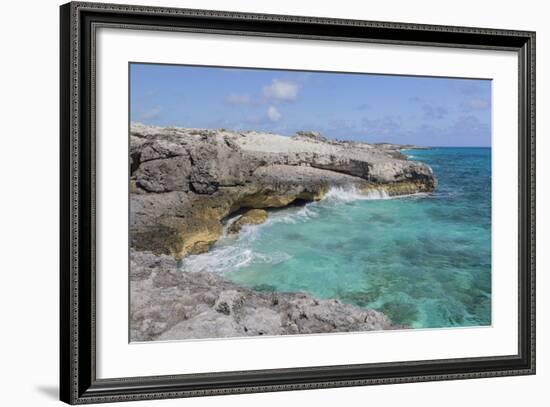 Bahamas, Exuma Island, Cays Land and Sea Park. Site of the Blow Hole-Don Paulson-Framed Photographic Print