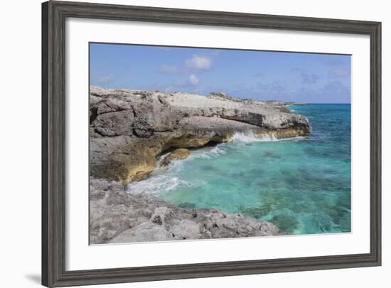 Bahamas, Exuma Island, Cays Land and Sea Park. Site of the Blow Hole-Don Paulson-Framed Photographic Print