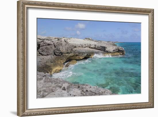 Bahamas, Exuma Island, Cays Land and Sea Park. Site of the Blow Hole-Don Paulson-Framed Photographic Print