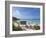 Bahamas, Exuma Island. Chairs on Beach-Don Paulson-Framed Photographic Print