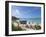 Bahamas, Exuma Island. Chairs on Beach-Don Paulson-Framed Photographic Print