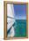 Bahamas, Exuma Island. Sailboat under Sail in Ocean-Don Paulson-Framed Premier Image Canvas