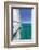 Bahamas, Exuma Island. Sailboat under Sail in Ocean-Don Paulson-Framed Photographic Print