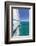 Bahamas, Exuma Island. Sailboat under Sail in Ocean-Don Paulson-Framed Photographic Print