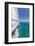 Bahamas, Exuma Island. Sailboat under Sail in Ocean-Don Paulson-Framed Photographic Print