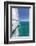 Bahamas, Exuma Island. Sailboat under Sail in Ocean-Don Paulson-Framed Photographic Print