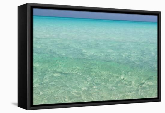 Bahamas, Exuma Island. Seascape of Shroud Cay-Don Paulson-Framed Premier Image Canvas