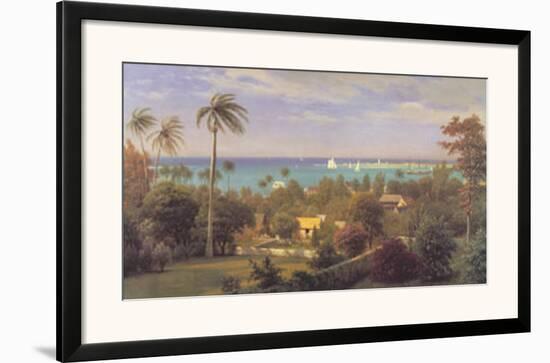 Bahamas Harbour 1882-Albert Bierstadt-Framed Art Print